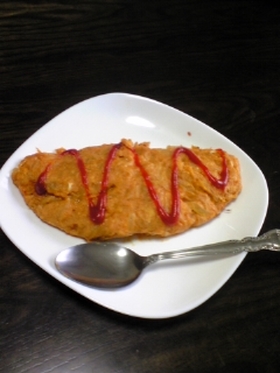 ツナオニオンチーズオムレツ