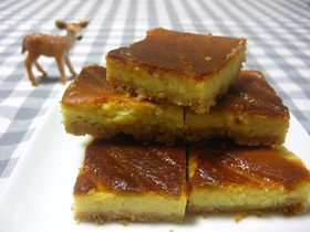 キャラメルベイクドチーズケーキ