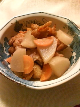 大根と加賀揚の煮物