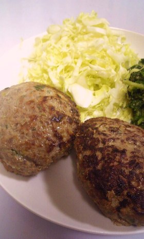 シソと✿ネギ入り✿みそ✿風味✿ハンバーグ