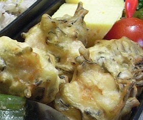 【お弁当】塩昆布で鶏ササミの天ぷら♪の画像