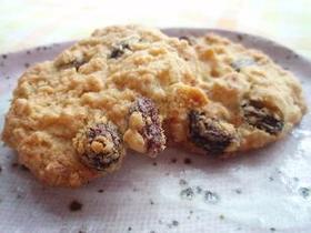 簡単☆オートミールのレーズンクッキー米粉