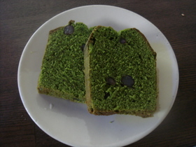 抹茶とあずきのパウンドケーキ