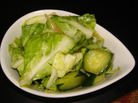 即席☆昆布つゆで さっぱり漬物♪
