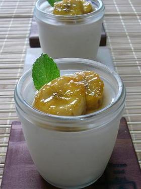 なめらかバナジュー寒天