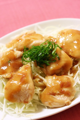ささみの梅オイ照り焼き