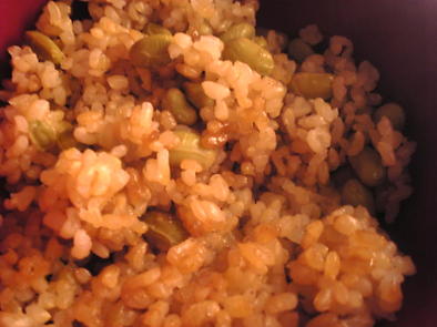 枝豆の炊き込みご飯の写真