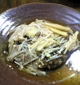定番ハンバーグ和風ソース