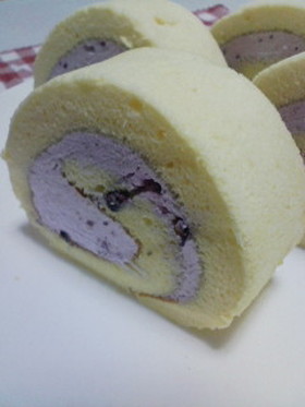 しっとり☆じゅわんスフレロールケーキ