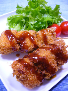 ねぎ巻き串カツ