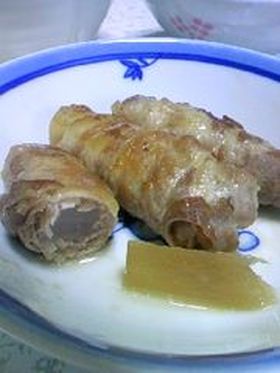 簡単☆美味しい♪豚バラの大根巻き