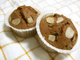 チョコ&チョコ カップケーキ