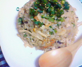 大根の葉っぱで♪パラパラたまご炒飯