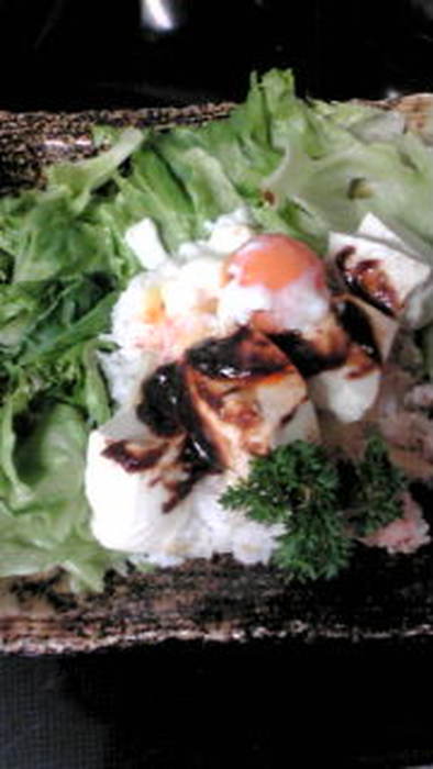 ﾍﾙｼｰ☆豆腐でﾆｾﾀｺﾗｲｽ丼☆の写真
