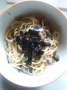 アスパラとツナの和風パスタ
