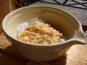 離乳食「おじやの素」:鮭とお野菜