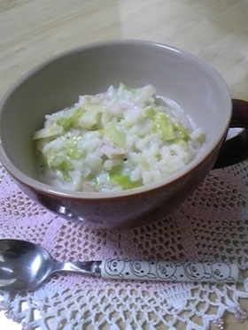 即席ミルクリゾット