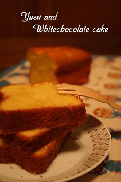 ＊柚子とホワイトチョコのパウンドケーキ＊の写真