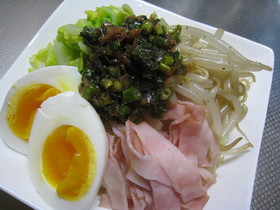 ♪ねぎダレで冷しうどん♪