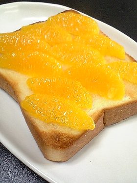 じゅわっと爽やか★ハニーオレンジトースト