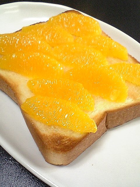 じゅわっと爽やか★ハニーオレンジトーストの画像