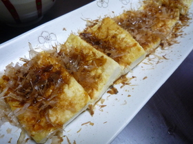 激簡単!さっぱり豆腐のポン酢がけ~♫