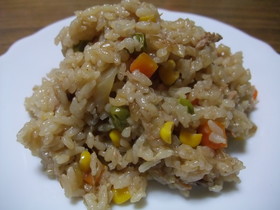 麦飯ツナピラフ