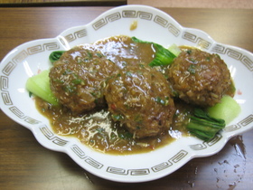 中華風ハンバーグ