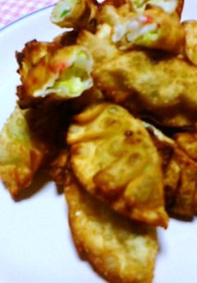 簡単マヨ揚げ餃子