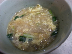 家にあるもので、簡単天かすスープ