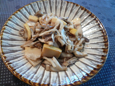 しゃきしゃき大根とタケノコの炒め物の写真