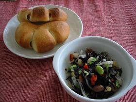 やさしいお酢でひじきとお豆のサラダ