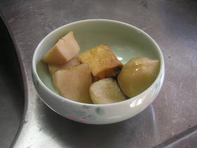 こいもと厚揚げの煮物