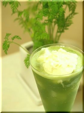 ✿抹茶サイダーフロート✿