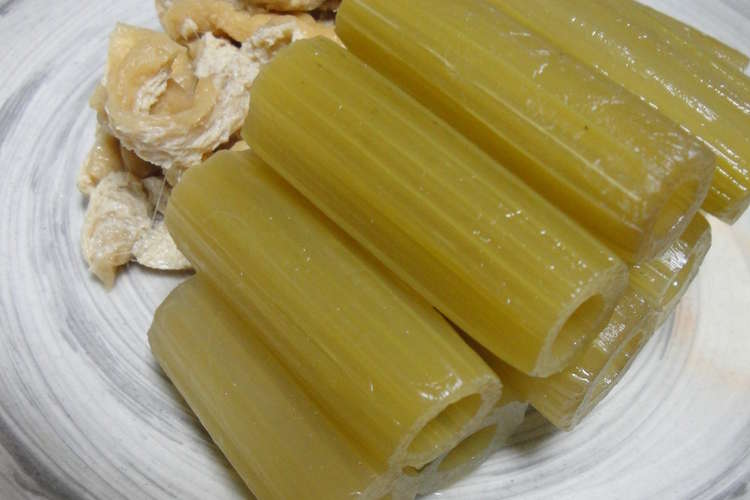 苦味なし ふきと油揚げの煮物 レシピ 作り方 By だんな様は料理人 クックパッド 簡単おいしいみんなのレシピが350万品