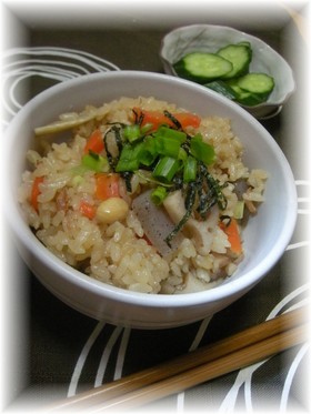 ☆ツナ缶丸ごとde炊き込みご飯☆
