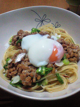 納豆パスタ♪