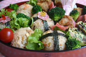 炊飯器で簡単 たけのこと桜えびのおこわ