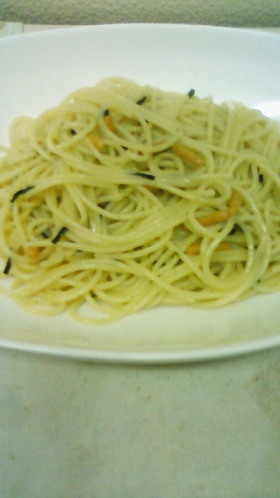 *超簡単お茶漬けパスタ*