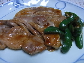 おいしいョ!サイダーで豚のしょうが焼き