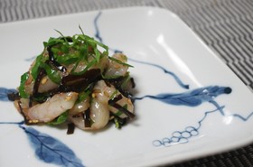 甘エビの塩昆布和え