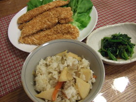 たけのこの混ぜご飯☆