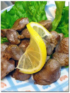 砂肝 ♪ やわらか ♪ 塩焼き