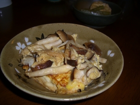 きのこたっぷり♪豆腐ステーキ