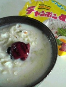 ❀牛乳でコク旨!インスタント塩ラーメン❀