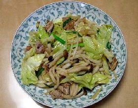 焼きうどん de 食物繊維