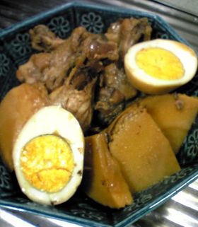 たけのこと鶏手羽元の炒め煮