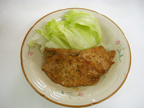 豚肉のガーリックバターしょうゆ焼き