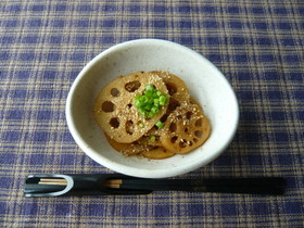 とっても簡単!レンコンのお酢煮