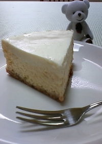 ２層のクリームチーズケーキ②
